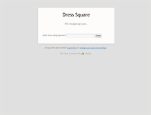 Tablet Screenshot of dresssquare.com